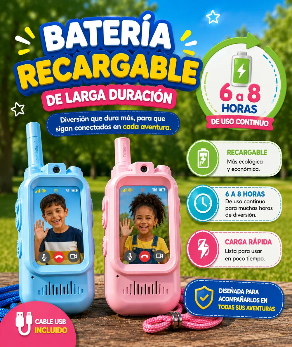 Bateria recargable de larga duracion