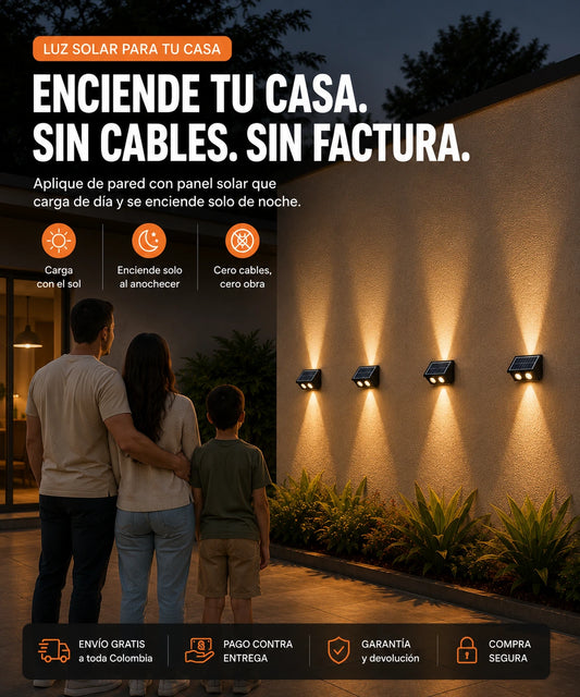 Promo Lamparas de Aplique Solares
